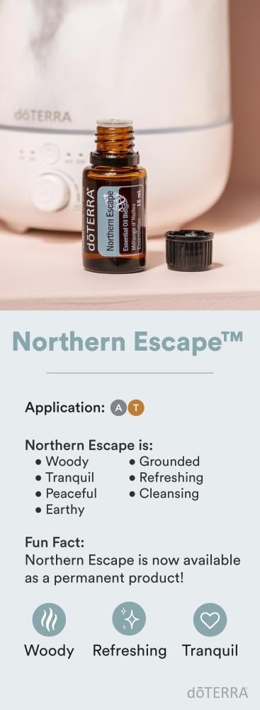 زيوت قمة الشمال "Northern Escape" | مزيج عطري منعش وملهم (صافي 15مل، مُركز، عضوي، زرع في البلد الأصلي) - Image 6
