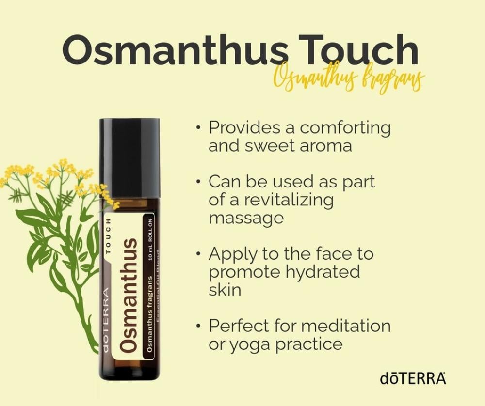 زيت أوسمانثوس “Osmanthus” (رول أون 10مل، عضوي، صافي مع جوز الهند) - Image 3