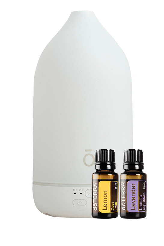 فواحة زجاج فاخر (ماء) + زيت الليمون و الخزامى (صافي، عضوي) - Image 2