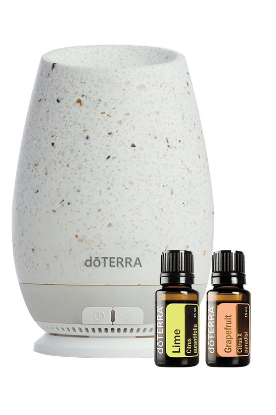 فواحه محمول (بالماء) + زيت الجير وجريب فروت