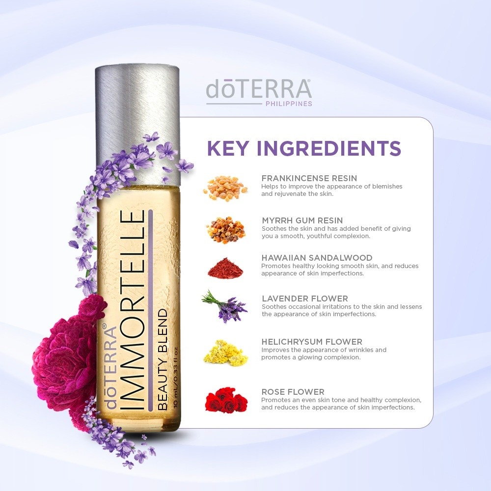 الخلود "Immortelle" | مزيج زيوت لدعم صفاء التجاعيد (رول أون 10مل، عضوي، صافي مع جوز الهند) - Image 2