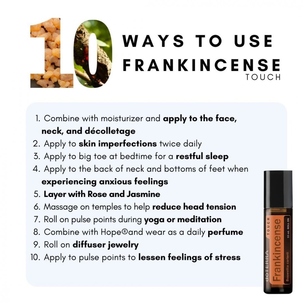 زيت اللبان “Frankincense” (رول أون 10مل، عضوي، صافي مع جوز الهند) - Image 4