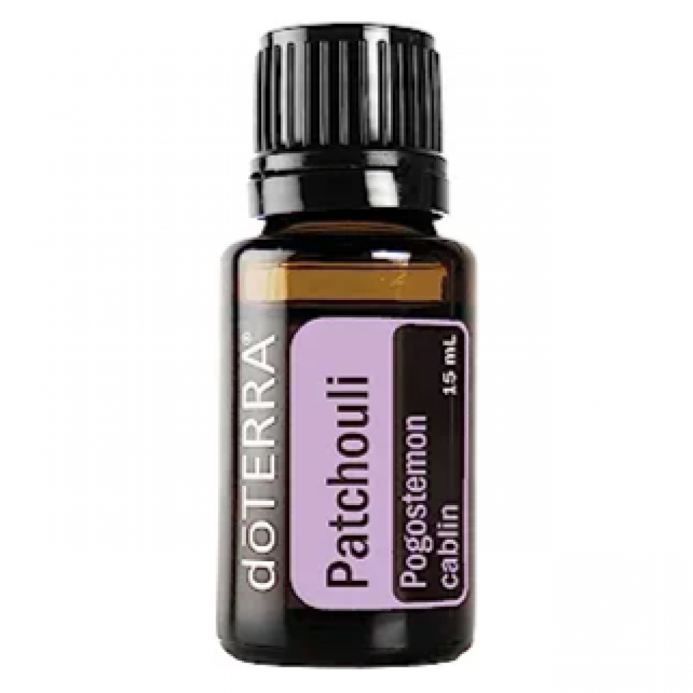 زيت الباتشولي “Patcholi” (صافي 15مل، مُركز، عضوي، زرع في البلد الأصلي)