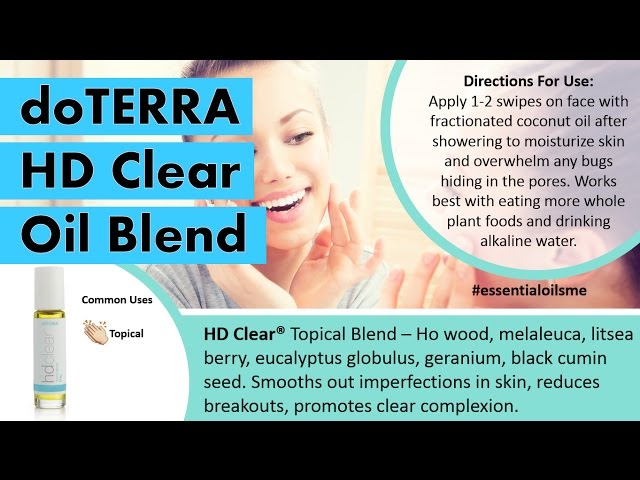 الصفاء "HD Clear" | مزيج زيوت لحل مشاكل البشرة ويعزز صفائها (رول أون 10مل، عضوي، صافي مع جوز الهند) - Image 6